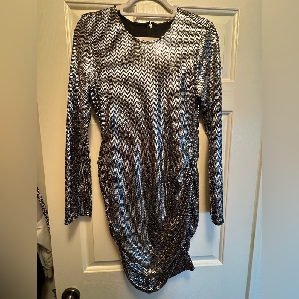 L’AGENCE long sleeves sequin dress. Never been worn